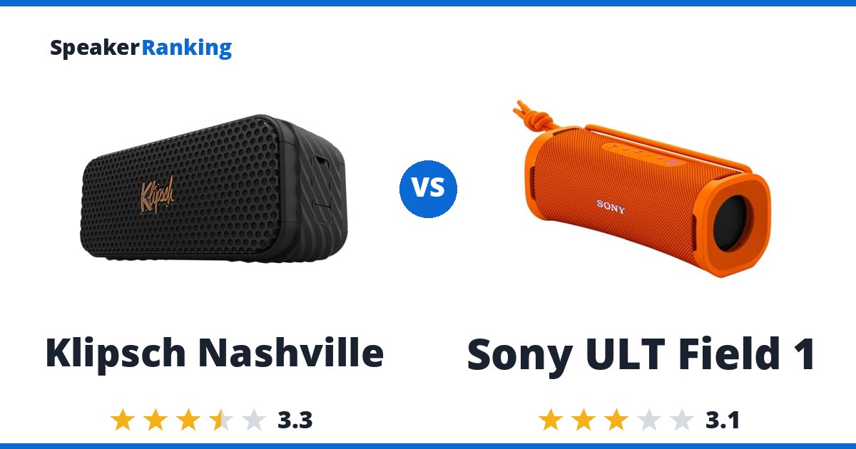 Klipsch Nashville vs Sony ULT Field 1