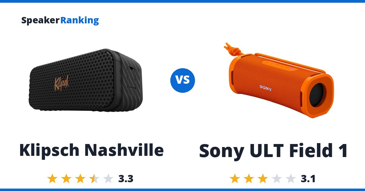 Klipsch Nashville vs Sony ULT Field 1