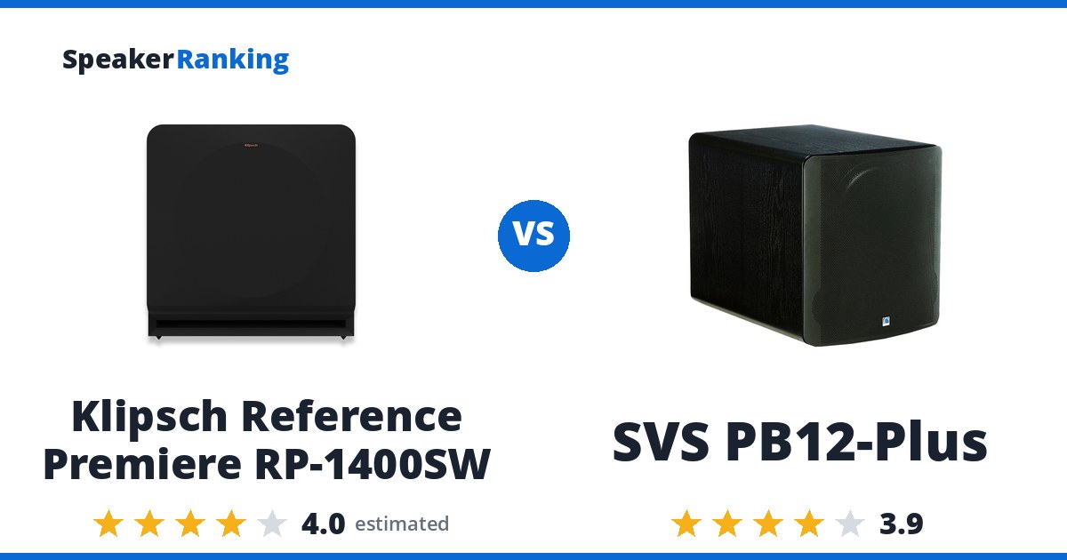 Klipsch Reference Premiere RP-1400SW vs SVS PB12-Plus
