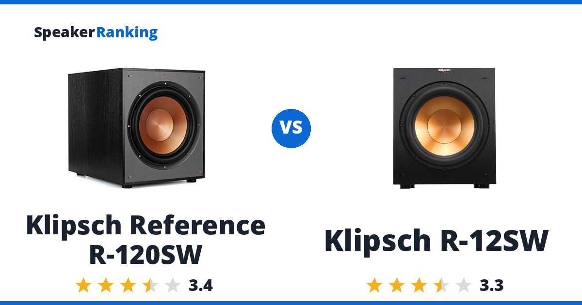Klipsch Reference R-120SW vs Klipsch R-12SW