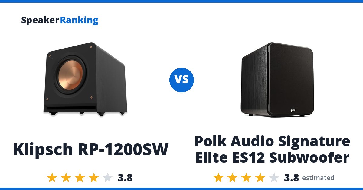Klipsch RP-1200SW vs Polk Audio Signature Elite ES12 Subwoofer