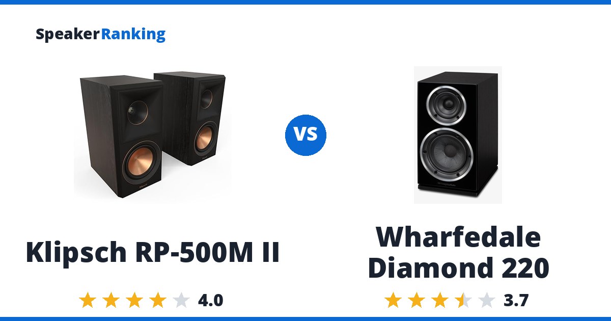 Klipsch RP-500M II vs Wharfedale Diamond 220