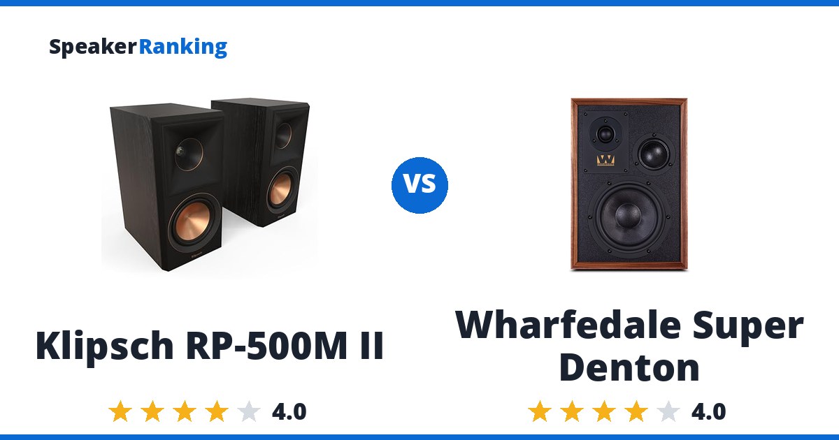 Klipsch RP-500M II vs Wharfedale Super Denton