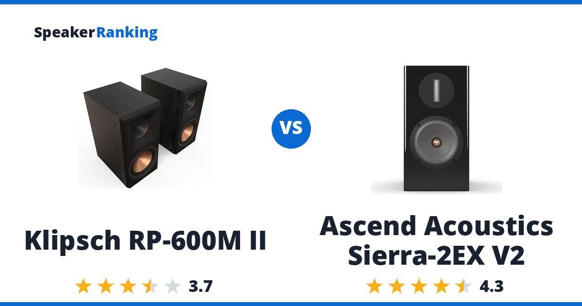 Klipsch RP-600M II vs Ascend Acoustics Sierra-2EX V2