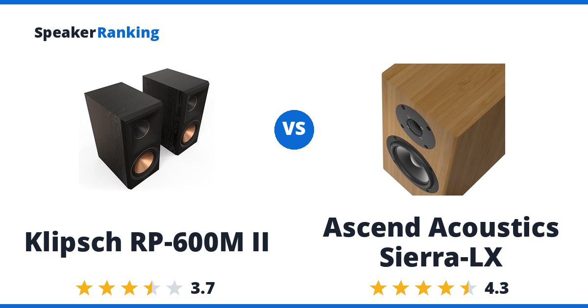 Klipsch RP-600M II vs Ascend Acoustics Sierra-LX