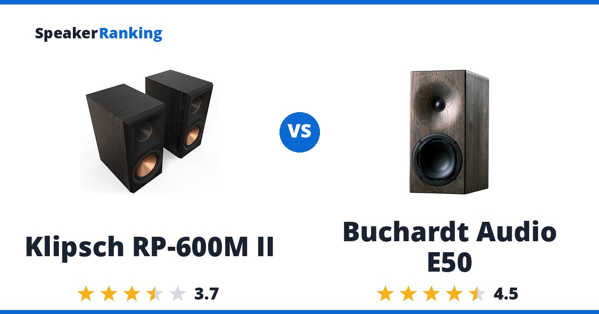 Klipsch RP-600M II vs Buchardt Audio E50