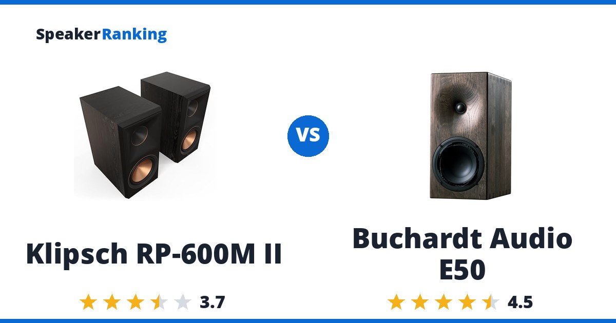 Klipsch RP-600M II vs Buchardt Audio E50