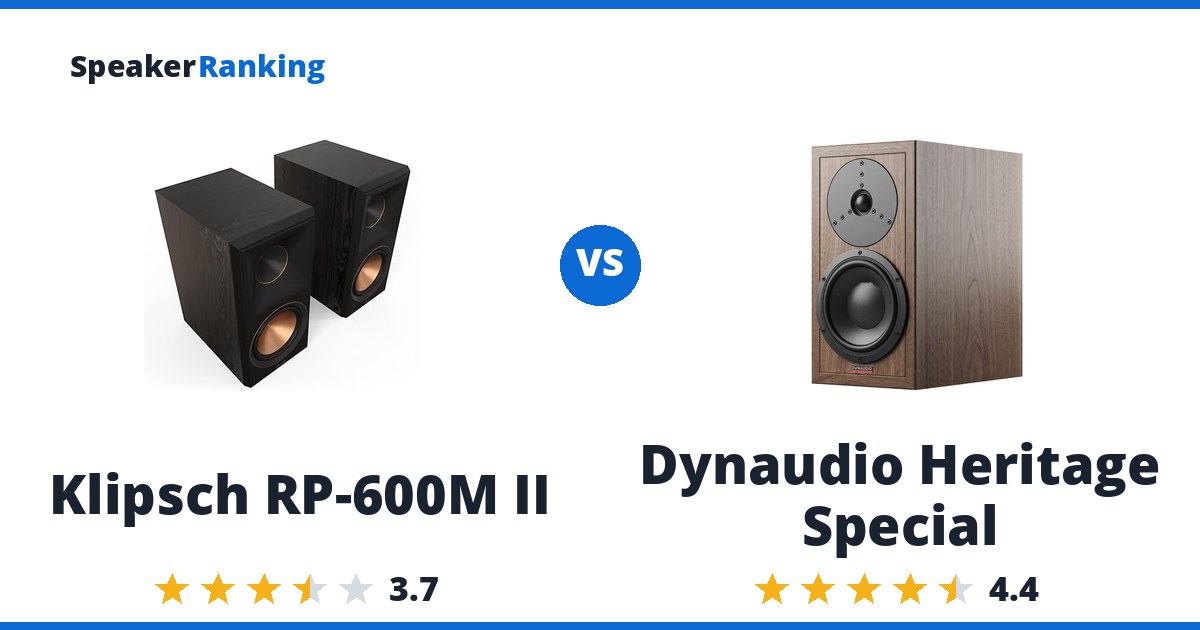Klipsch RP-600M II vs Dynaudio Heritage Special