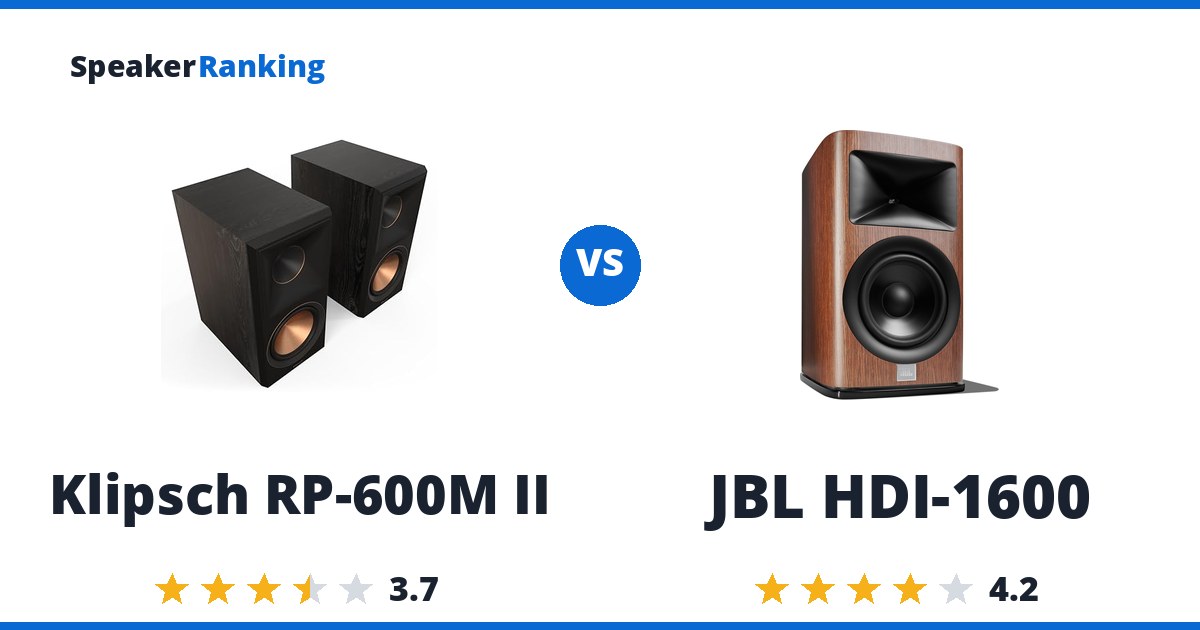 Klipsch RP-600M II vs JBL HDI-1600