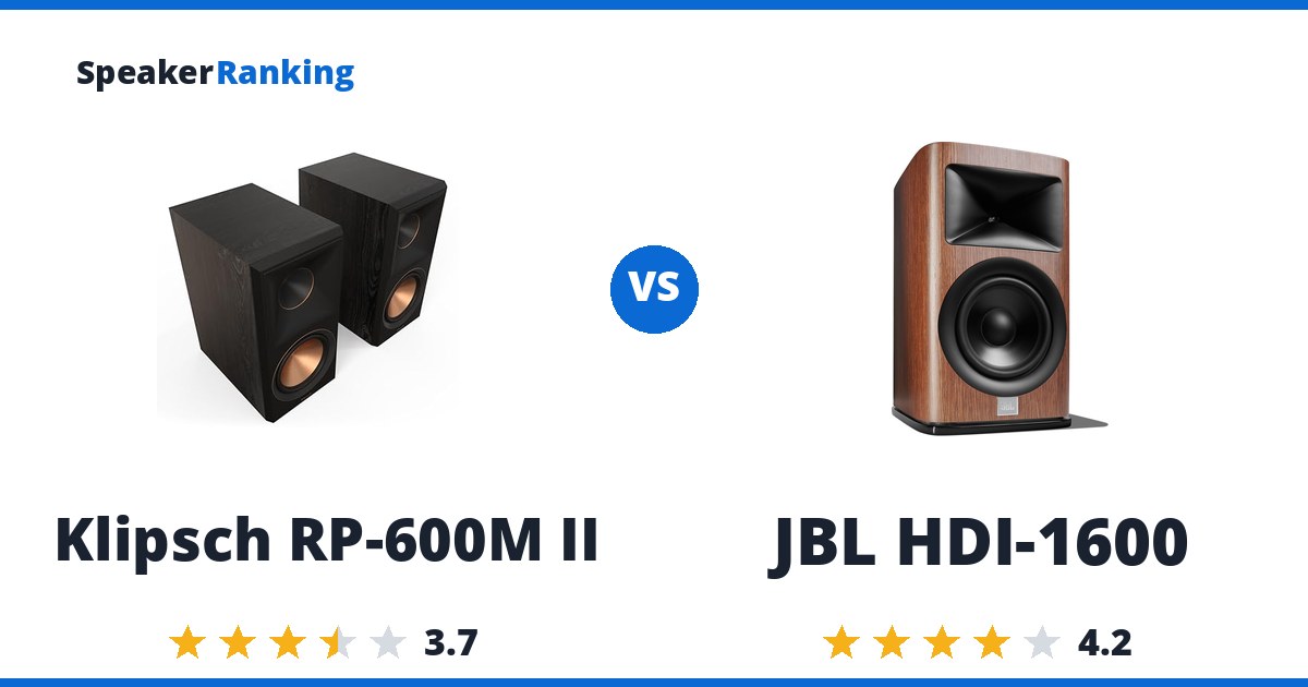Klipsch RP-600M II vs JBL HDI-1600