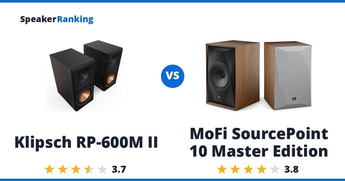 Klipsch RP-600M II vs MoFi SourcePoint 10 Master Edition