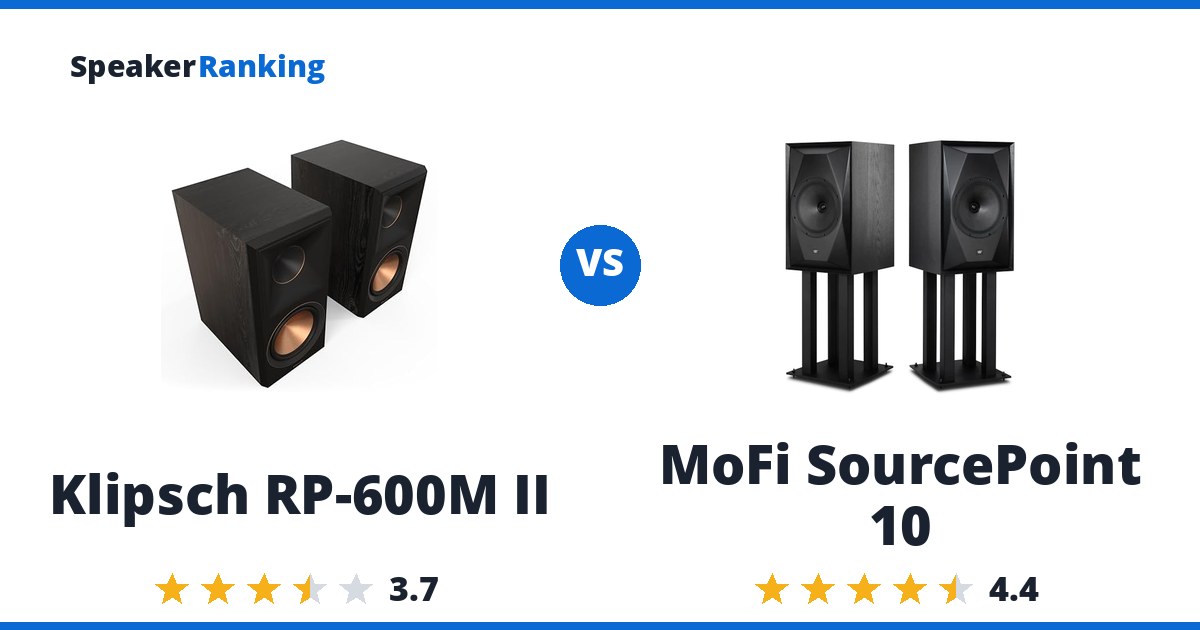 Klipsch RP-600M II vs MoFi SourcePoint 10
