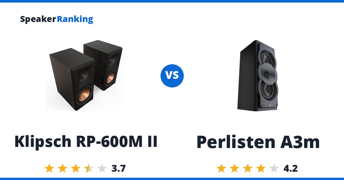 Klipsch RP-600M II vs Perlisten A3m