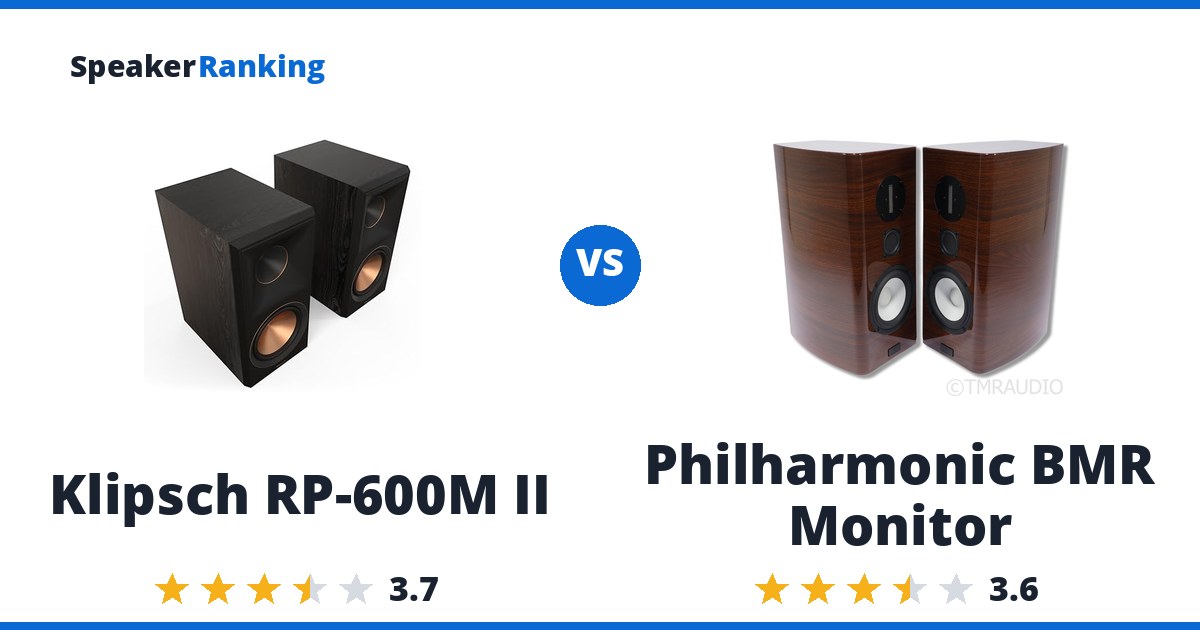 Klipsch RP-600M II vs Philharmonic BMR Monitor