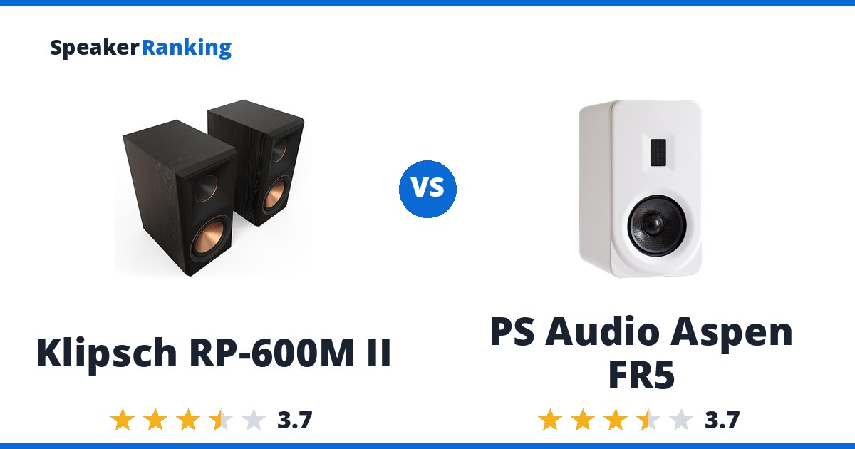 Klipsch RP-600M II vs PS Audio Aspen FR5