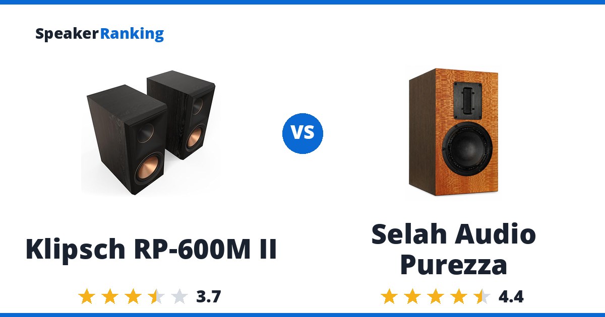 Klipsch RP-600M II vs Selah Audio Purezza