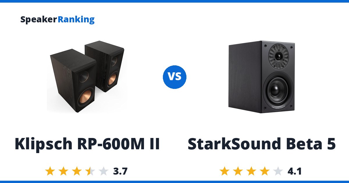 Klipsch RP-600M II vs StarkSound Beta 5