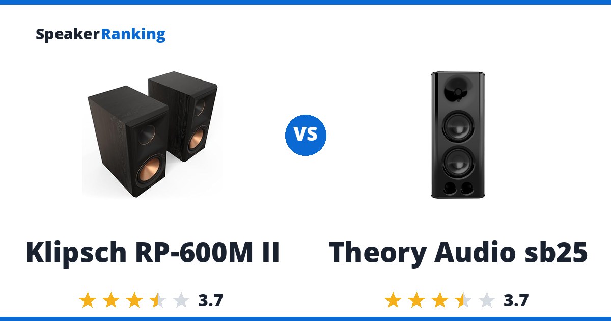 Klipsch RP-600M II vs Theory Audio sb25