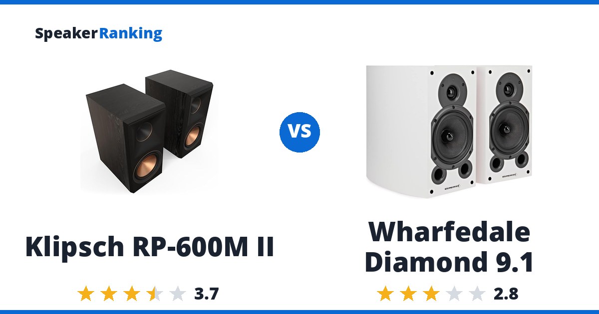 Klipsch RP-600M II vs Wharfedale Diamond 9.1