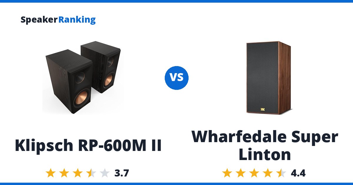 Klipsch RP-600M II vs Wharfedale Super Linton