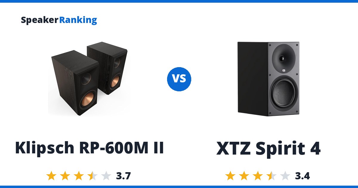 Klipsch RP-600M II vs XTZ Spirit 4