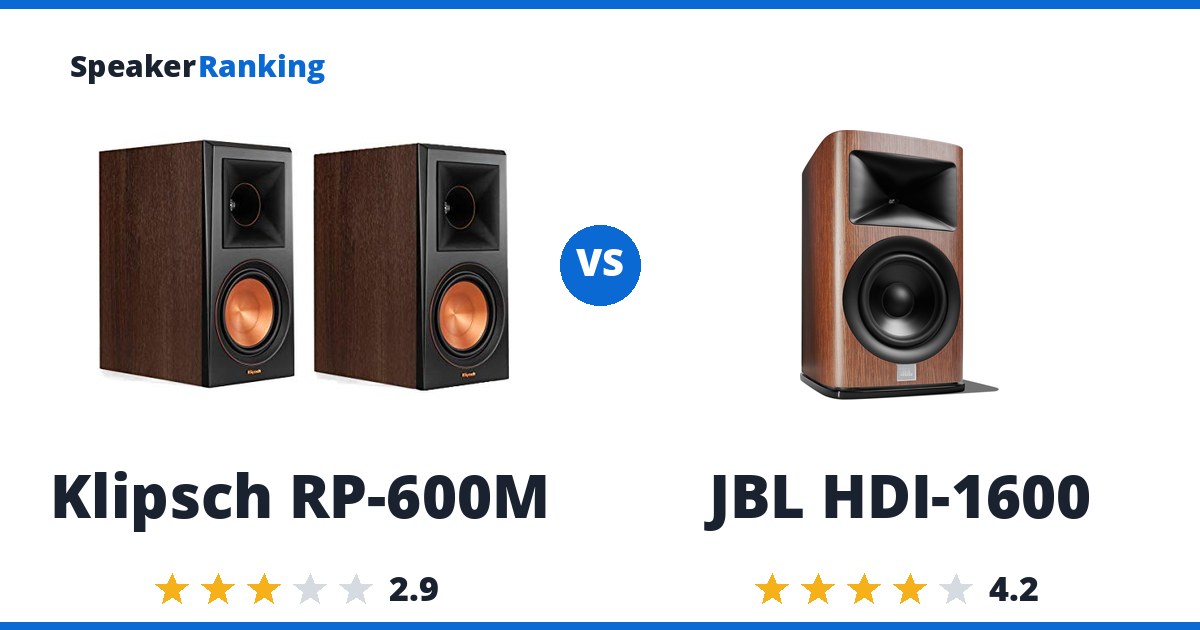 Klipsch RP-600M vs JBL HDI-1600