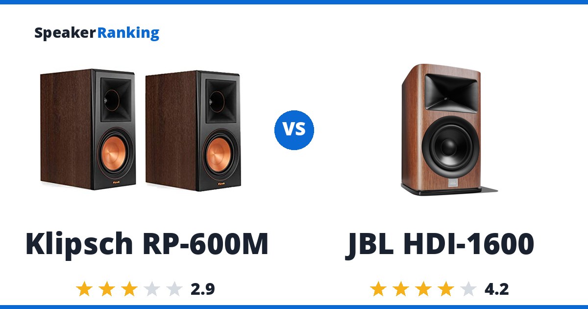 Klipsch RP-600M vs JBL HDI-1600