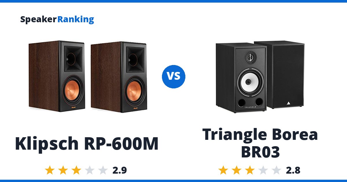 Klipsch RP-600M vs Triangle Borea BR03