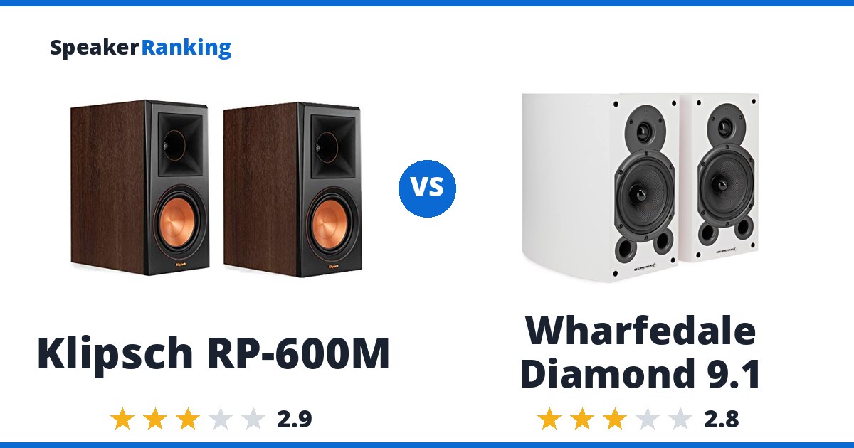Klipsch RP-600M vs Wharfedale Diamond 9.1