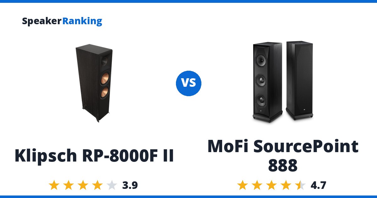 Klipsch RP-8000F II vs MoFi SourcePoint 888