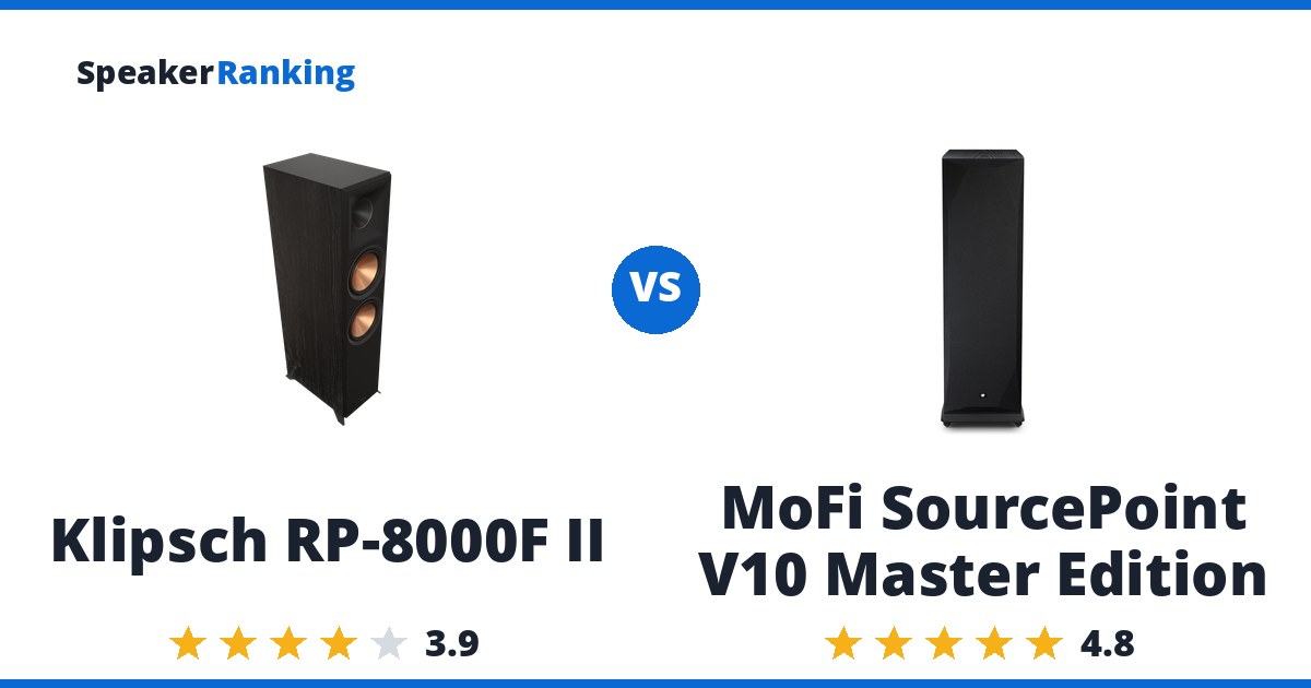 Klipsch RP-8000F II vs MoFi SourcePoint V10 Master Edition