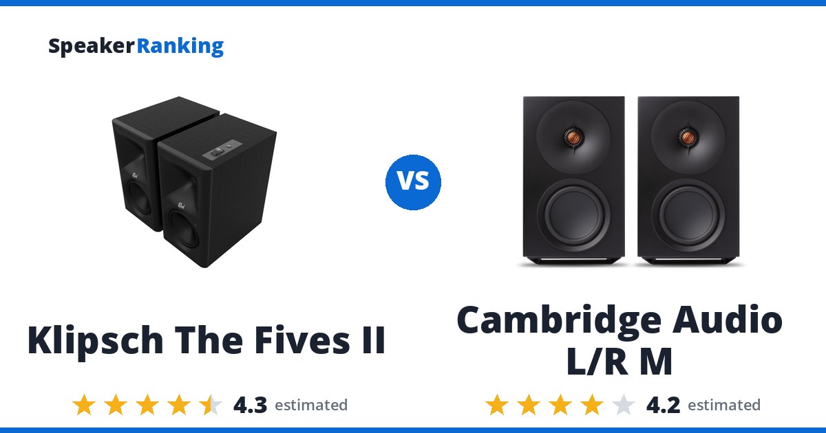 Klipsch The Fives II vs Cambridge Audio L/R M