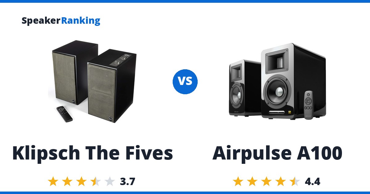 Klipsch The Fives vs Airpulse A100