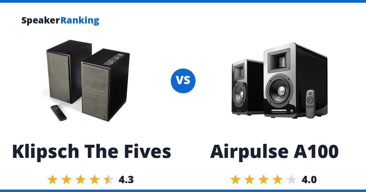 Klipsch The Fives vs Airpulse A100