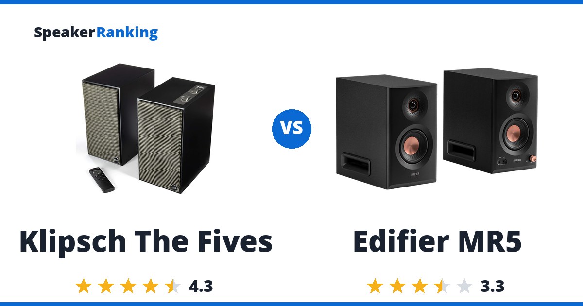 Klipsch The Fives vs Edifier MR5