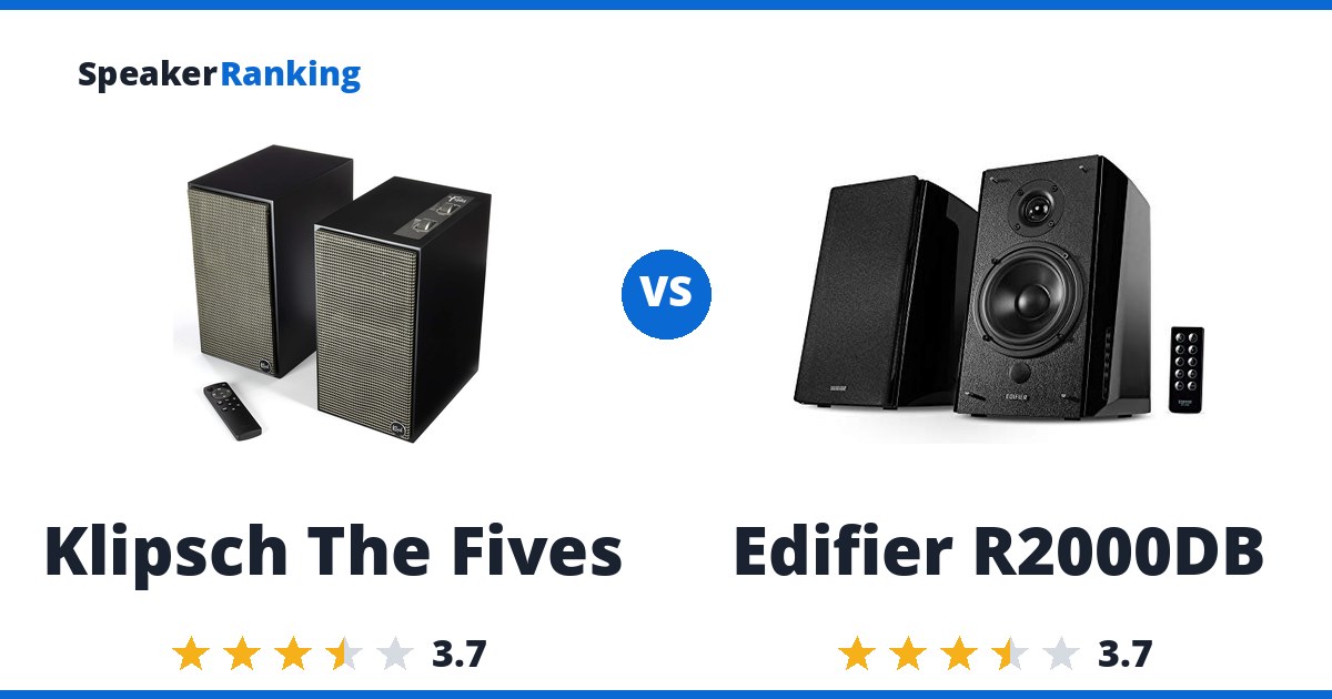 Klipsch The Fives vs Edifier R2000DB