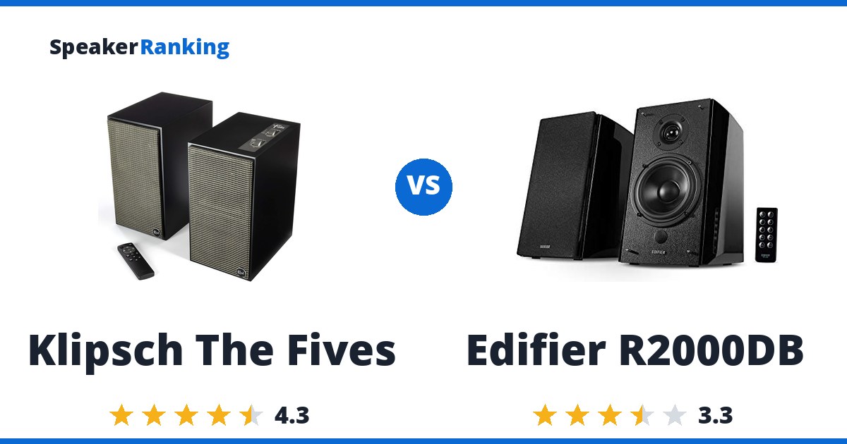 Klipsch The Fives vs Edifier R2000DB