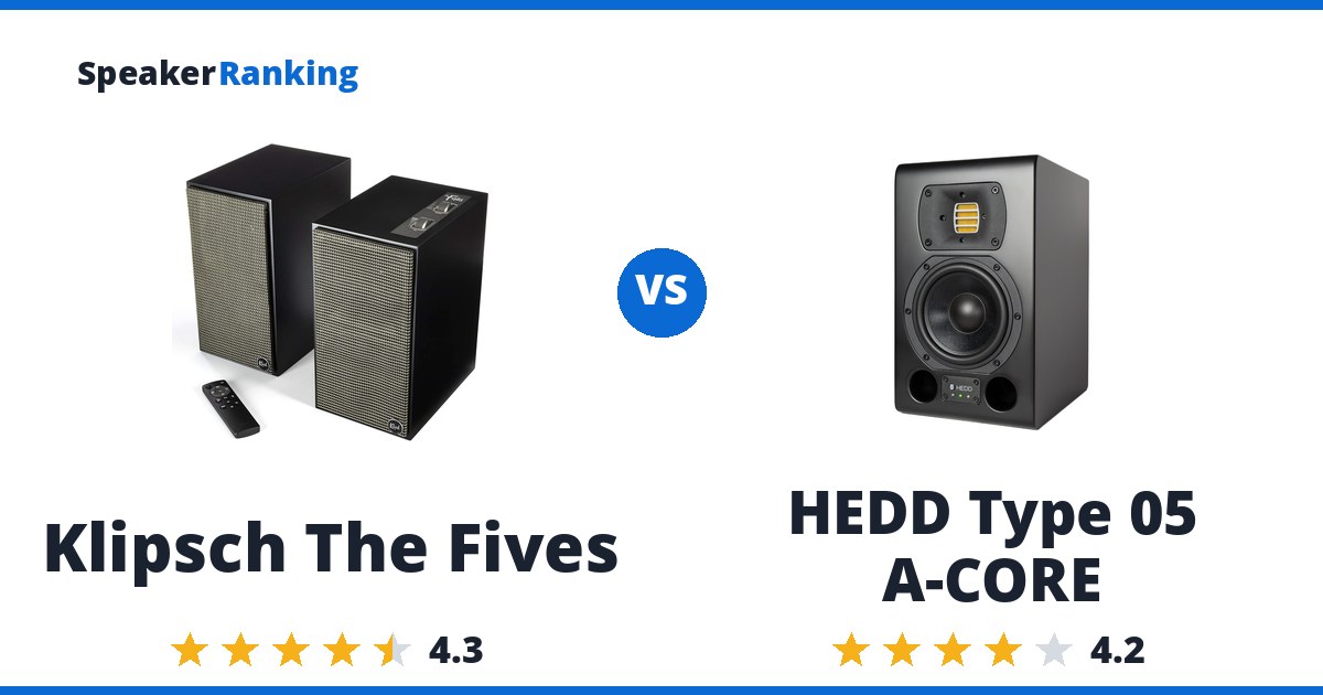 Klipsch The Fives vs HEDD Type 05 A-CORE