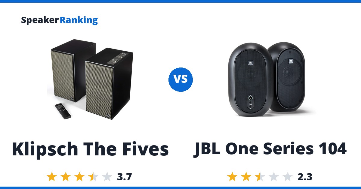 Klipsch The Fives vs JBL One Series 104