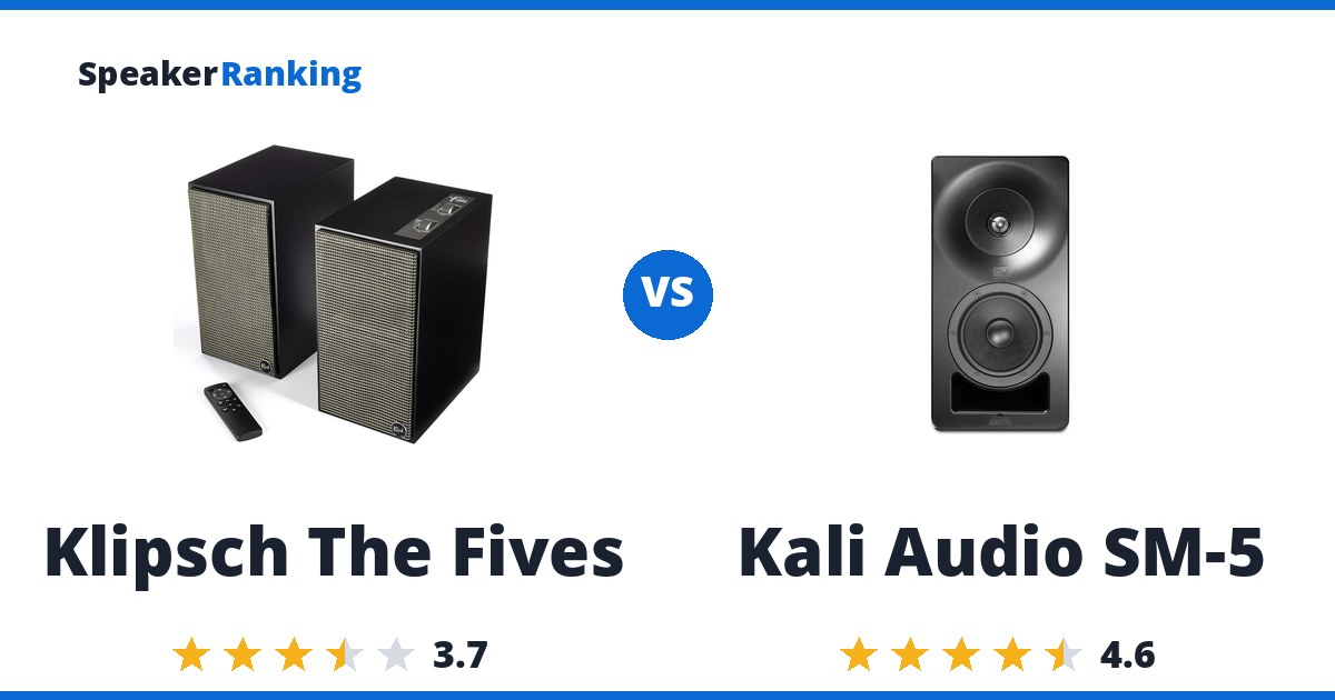 Klipsch The Fives vs Kali Audio SM-5