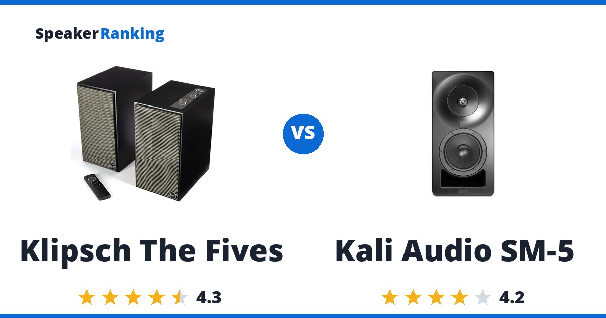 Klipsch The Fives vs Kali Audio SM-5