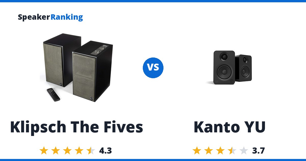 Klipsch The Fives vs Kanto YU