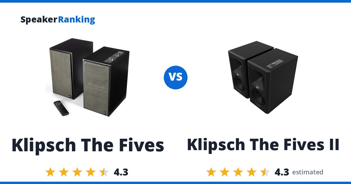 Klipsch The Fives vs Klipsch The Fives II
