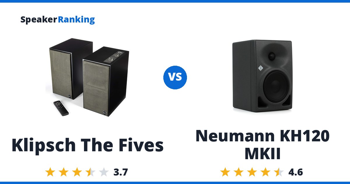 Klipsch The Fives vs Neumann KH120 MKII
