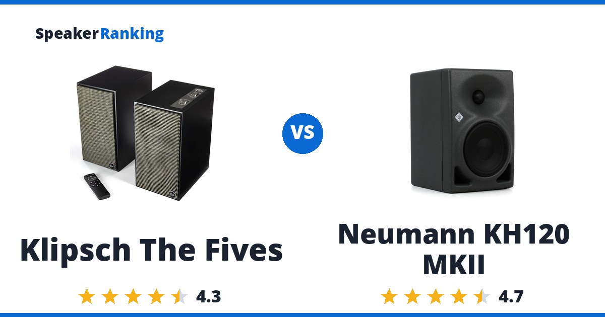 Klipsch The Fives vs Neumann KH120 MKII