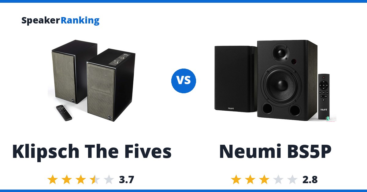 Klipsch The Fives vs Neumi BS5P