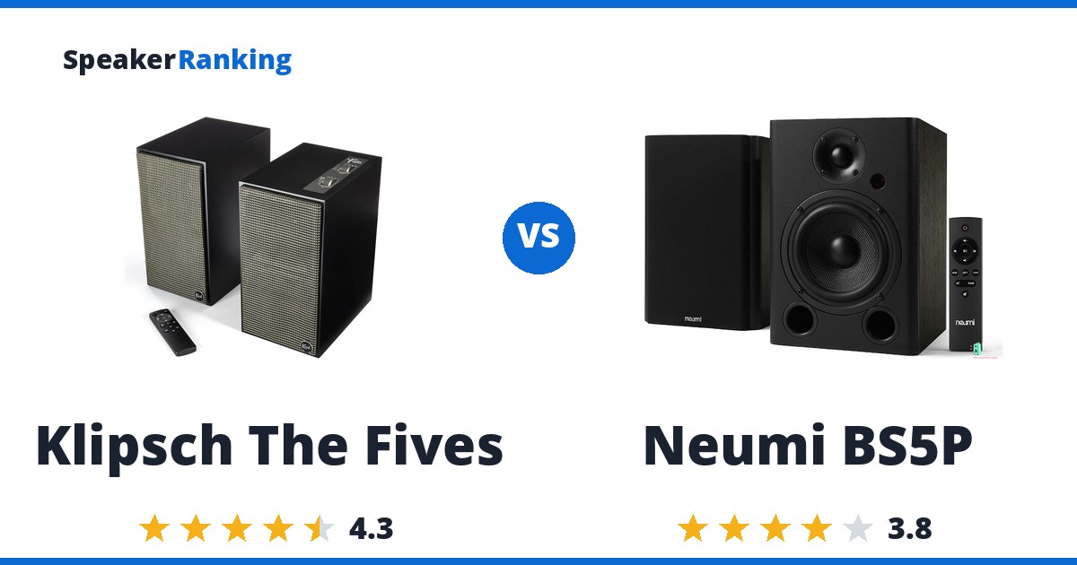 Klipsch The Fives vs Neumi BS5P
