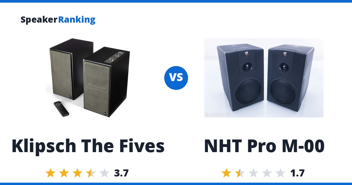 Klipsch The Fives vs NHT Pro M-00