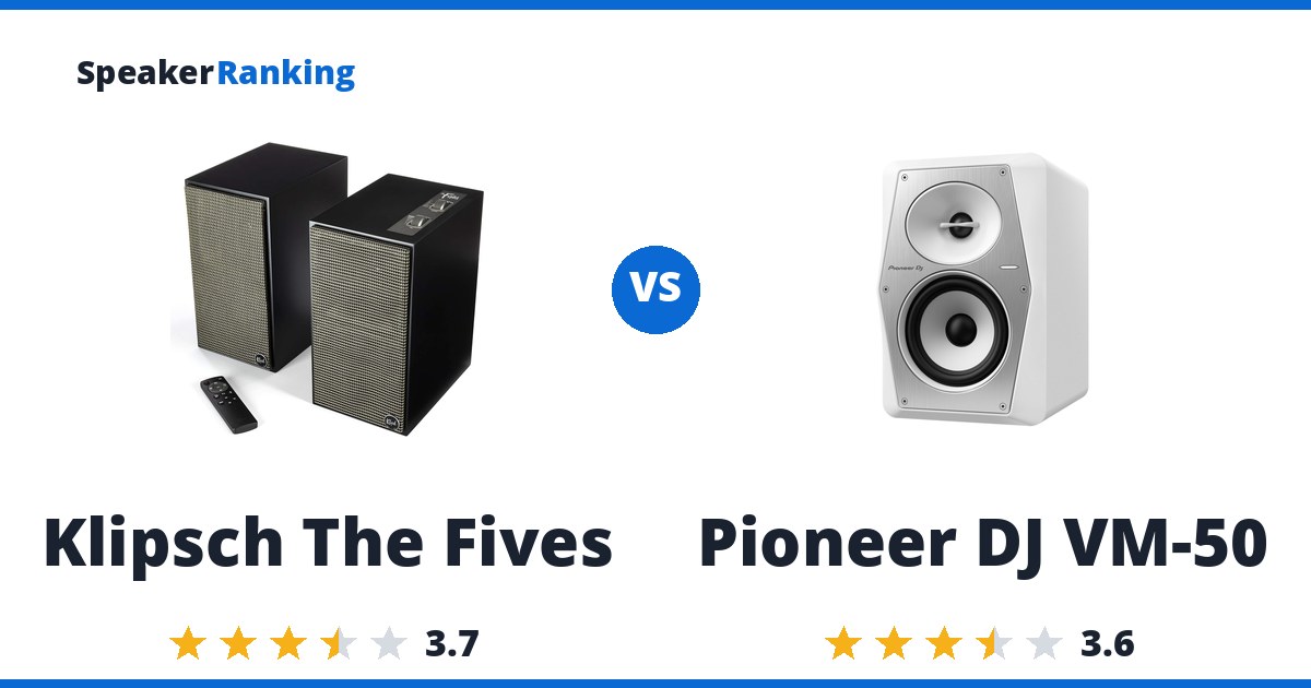 Klipsch The Fives vs Pioneer DJ VM-50