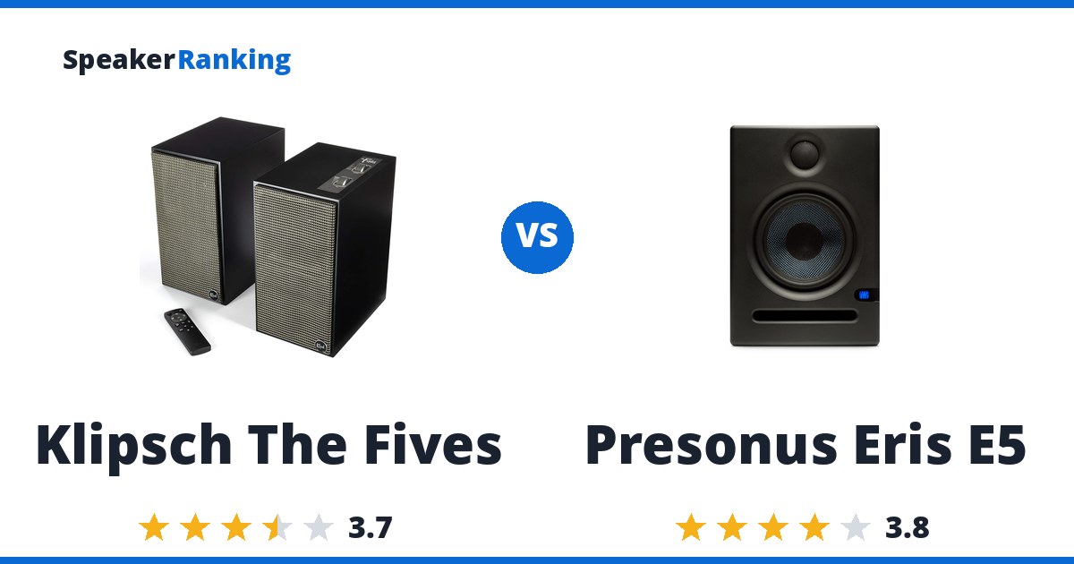 Klipsch The Fives vs Presonus Eris E5